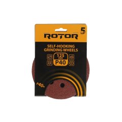 Disc abraziv pentru slefuitor cu excentric ROTOR, 125mm