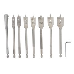 Set burghie plate pentru lemn ROTOR RBP9