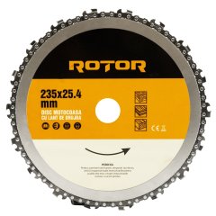 Disc motocoasa cu lant de drujba ROTOR