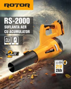 Suflanta aer pe acumulator ROTOR RS-2000