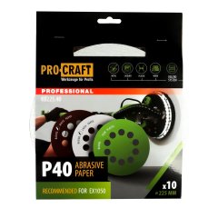 Disc abraziv pentru slefuitor cu excentric PROCRAFT compatibil cu EX1050, EX750