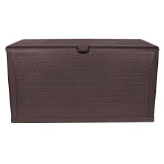 Storage Box Rattan , coffee, no hinge TM-SBR46 TOUGH MASTER