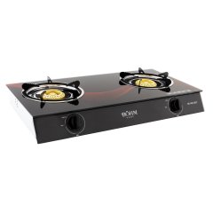 Plita pe gaz din sticla cu doua arzatoare BÖHM BG-MB-002C