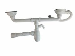 Sifon universal pentru chiuveta dubla Elefant B731V