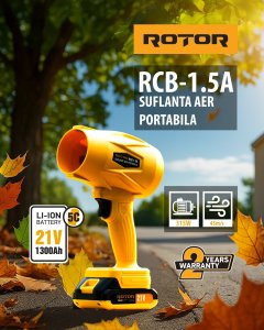 Suflanta aer pe acumulator ROTOR