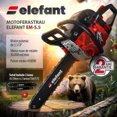Drujba pe benzina ELEFANT EM-5.5