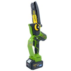 Fierastrau electric cu lant pe acumulator PROCRAFT PKA32Li, 20 V / 4 Ah, Brushless, lame 6" si 8", acumulator si incarcator incluse