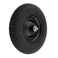 Roata pneumatica pentru roaba ROTOR RRPN4.8/4.0-8R/C, 4.00-8, cauciuc, janta metalica, ax 20 x 93 mm inclus