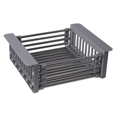 Scurgator extensibil gri 26–41.5 x 21.5 x 9 cm FLOW FSE-26G