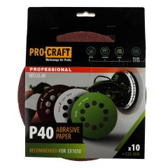 Disc abraziv pentru slefuitor cu excentric PROCRAFT compatibil cu EX1050, EX750
