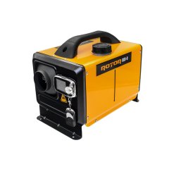 RID-8 Incalzitor diesel 8 kW, 5 L, 12V/24V/230V, 1 iesire aer, cu telecomanda, pentru auto, garaj, camping si cabana ROTOR