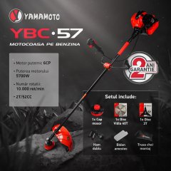Motocoasa pe benzina Yamamoto YBC-57