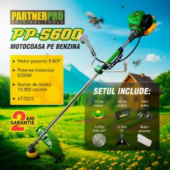 Motocoasa pe benzina PartnerPro PP5600