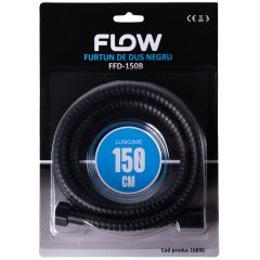 Furtun de dus negru FLOW