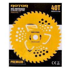 Disc motocoasa Premium cu VIDIA si aripioare ROTOR