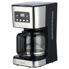 Cafetiera cu filtru BÖHM HOME BDCM9515SD, 950 W, 1,5 L, 12 cesti, programabila, functie Aroma, ecran LCD