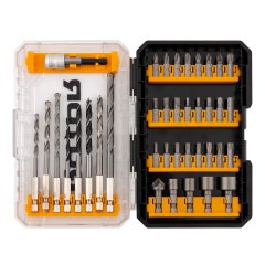 Set biti, tubulare si burghie, 38 piese ROTOR RBB38
